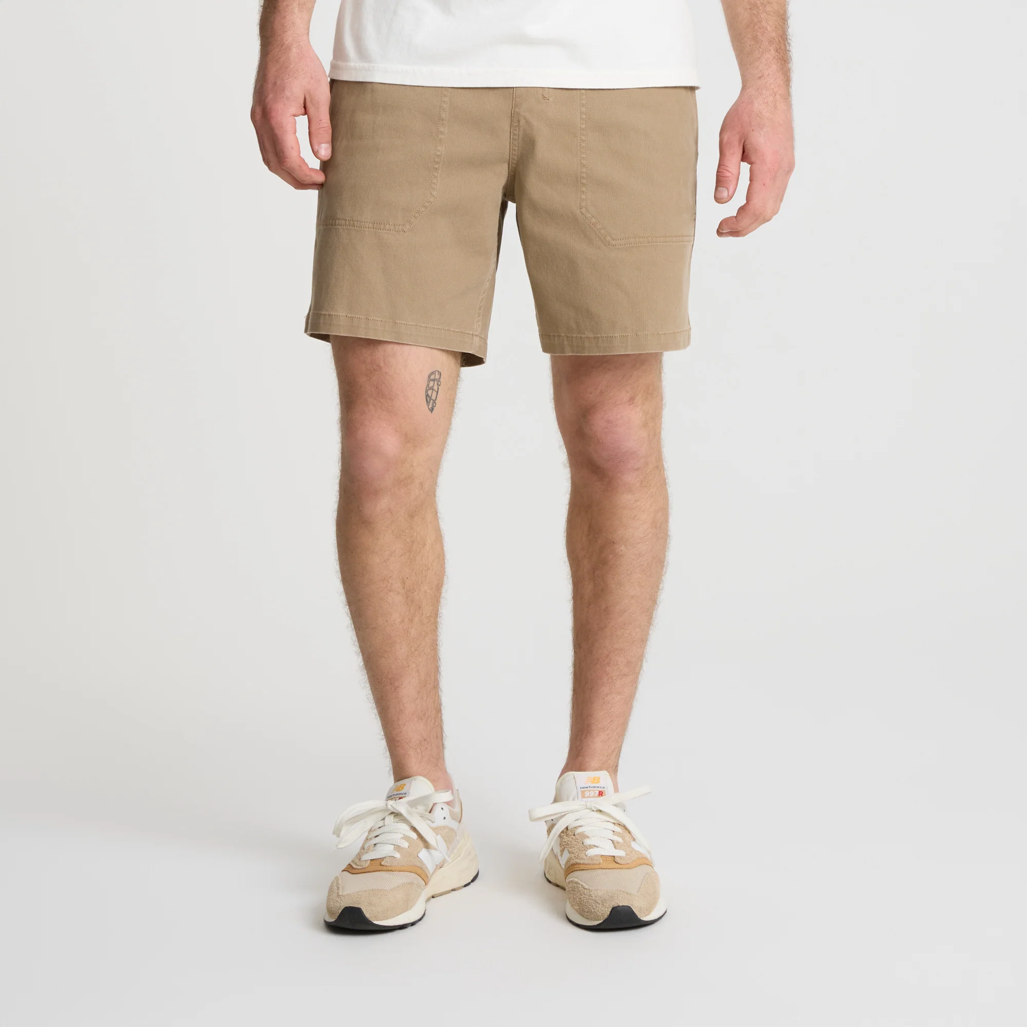 Made To Fade Shorts - Washed Khaki