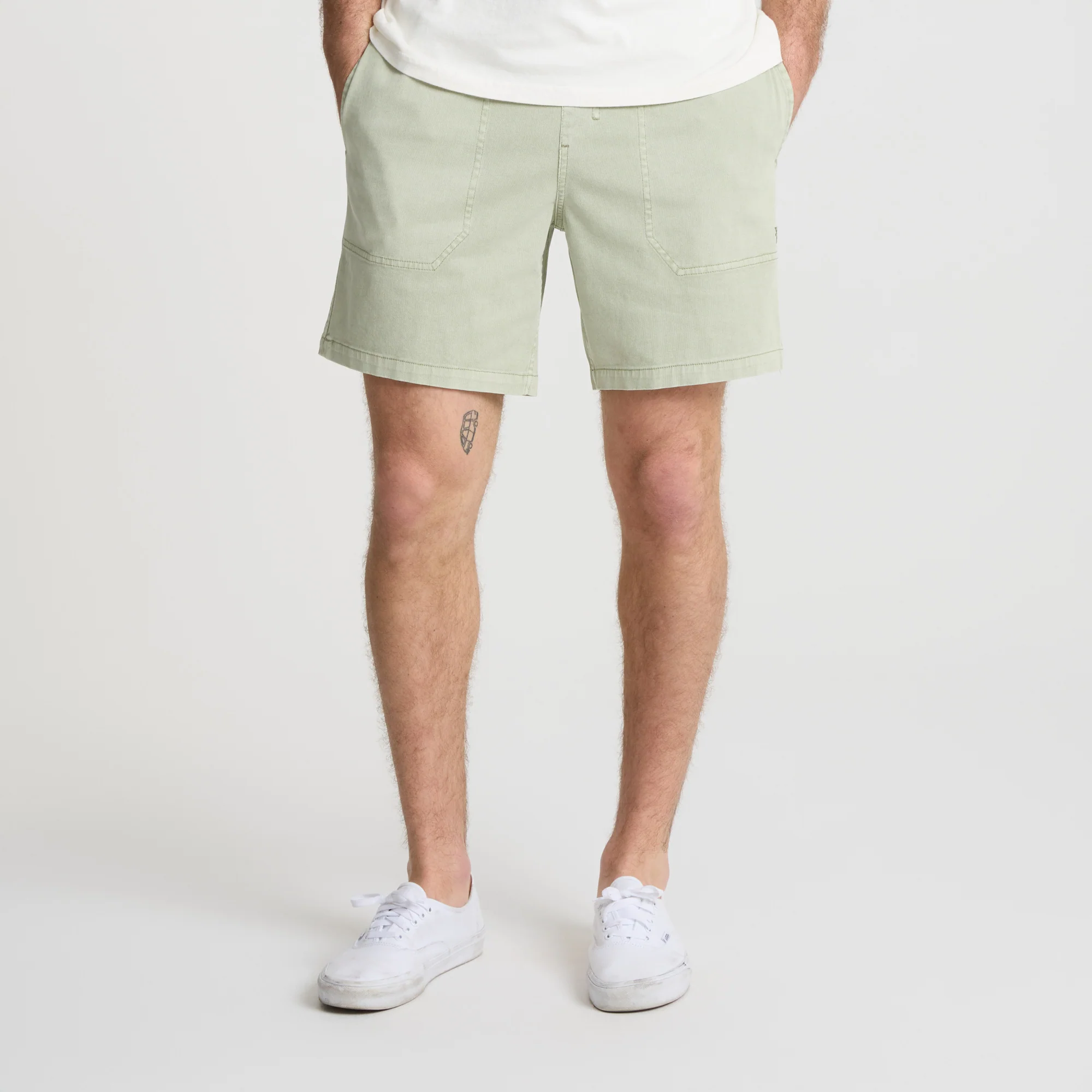 Made To Fade Shorts - Washed Sage