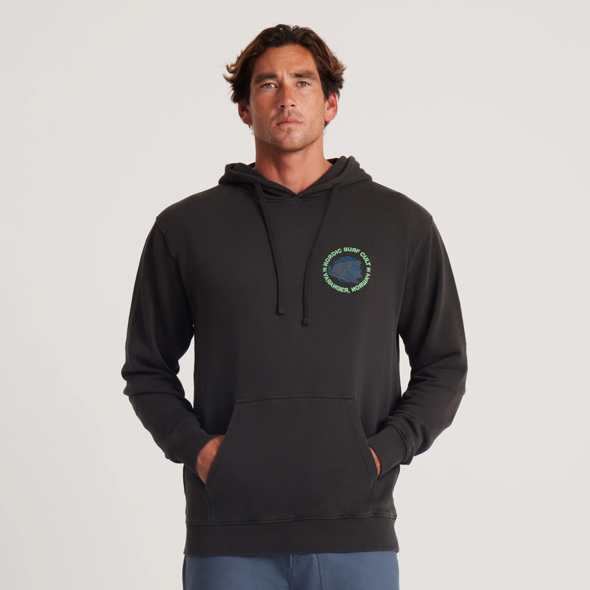 Surf Cult Hoodie - Vintage Black