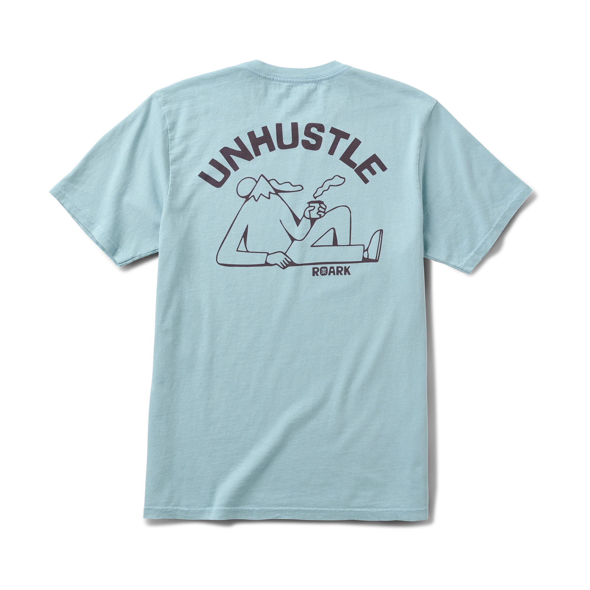 Unhustle Premium Tee - Dusty Blue