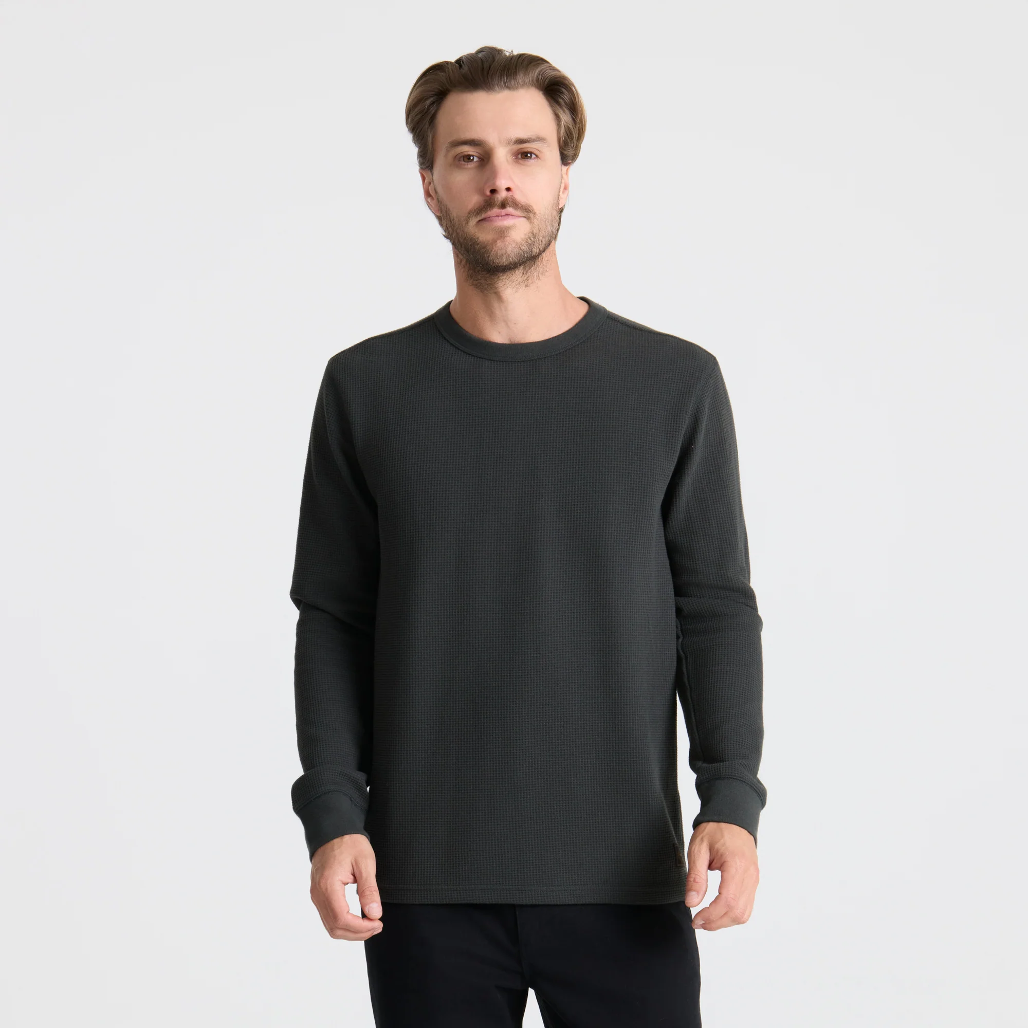 Well Worn Thermal Long Sleeve Tee - Onyx