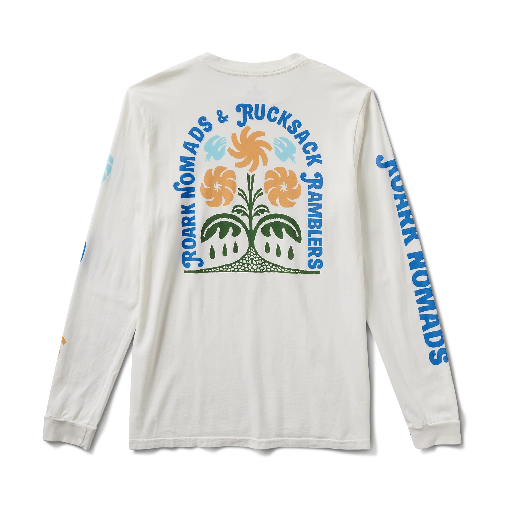 Rucksack Ramblers Premium Long Sleeve Tee - Off White