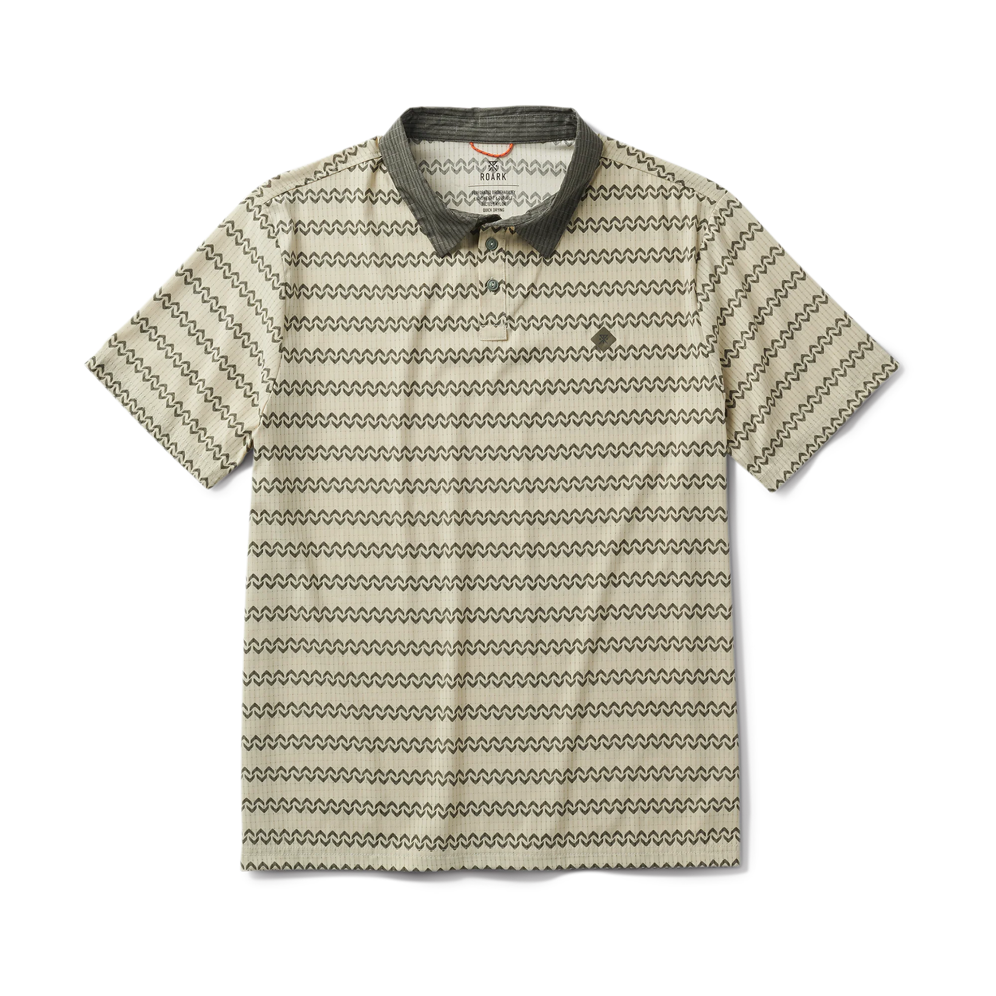 Bless Up Breathable Stretch Polo Shirt - Sand