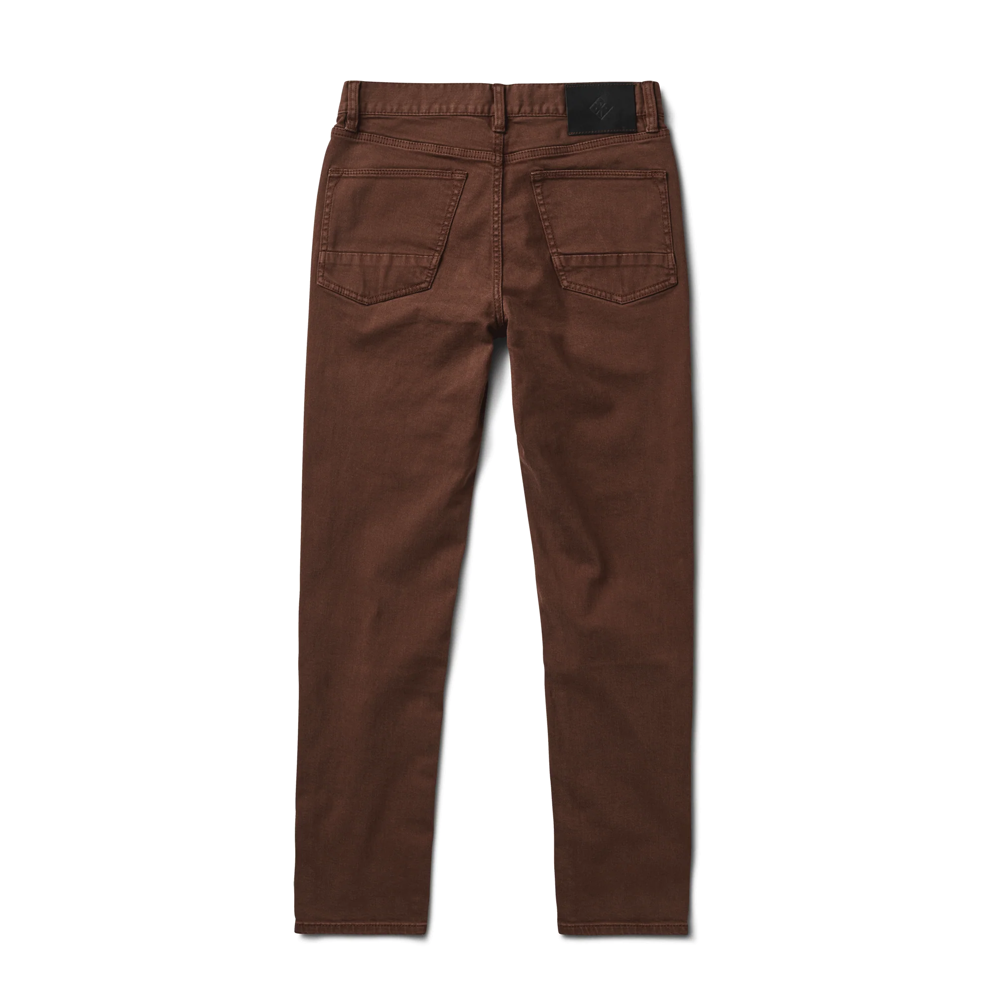 HWY 133 Slim Straight Broken Twill Jeans - Brown