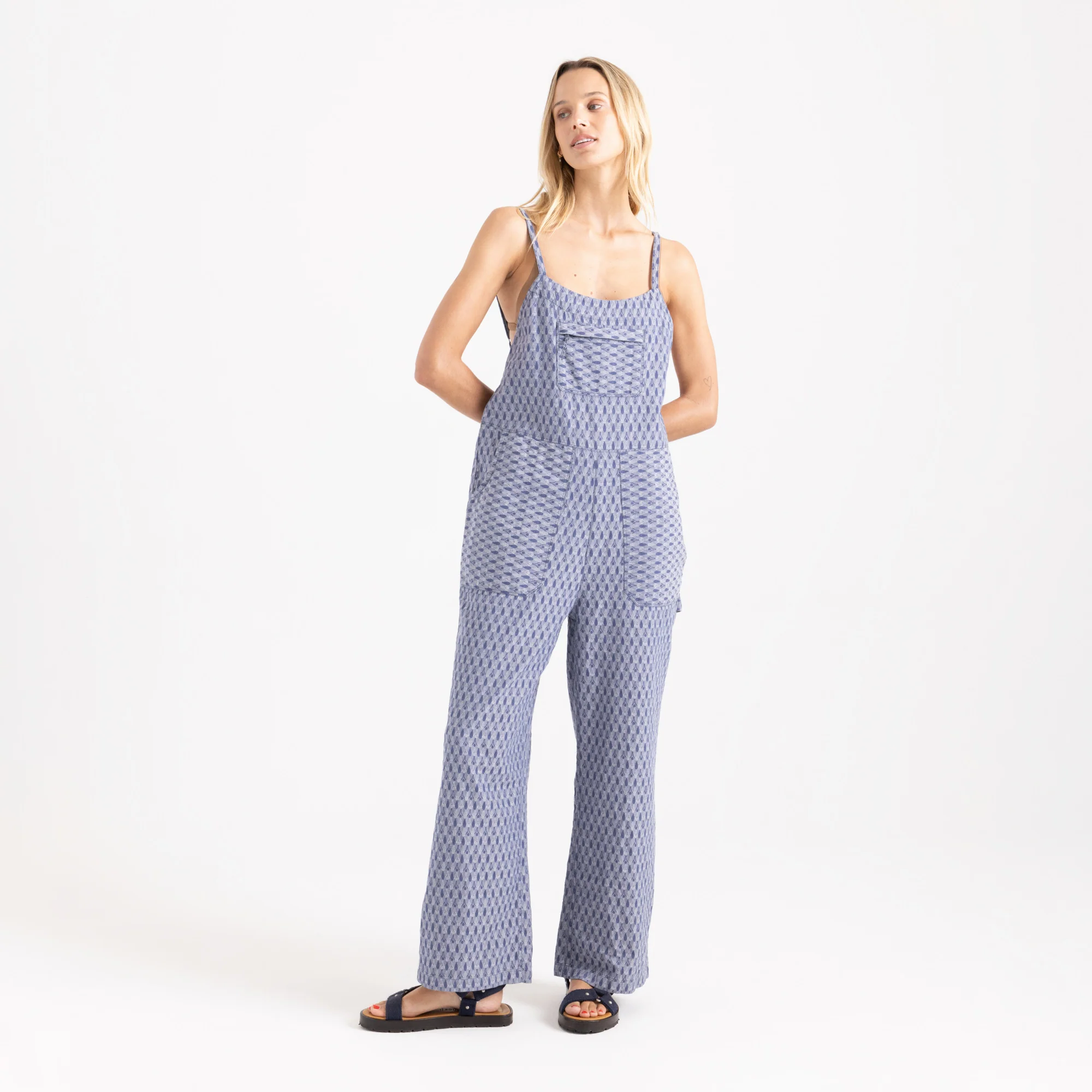 Paseo Overall Jumpsuit - Indigo