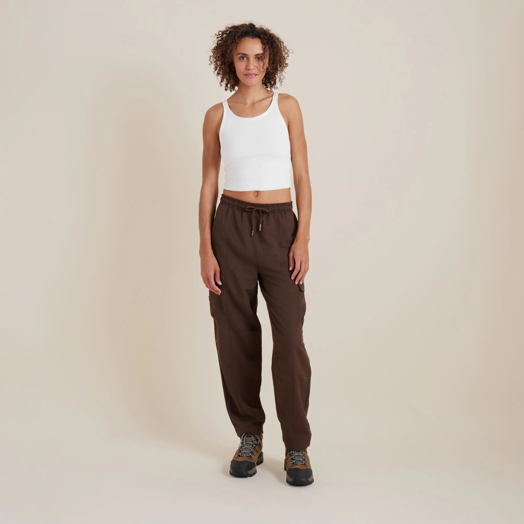 River Hybrid Pants - Coffee
