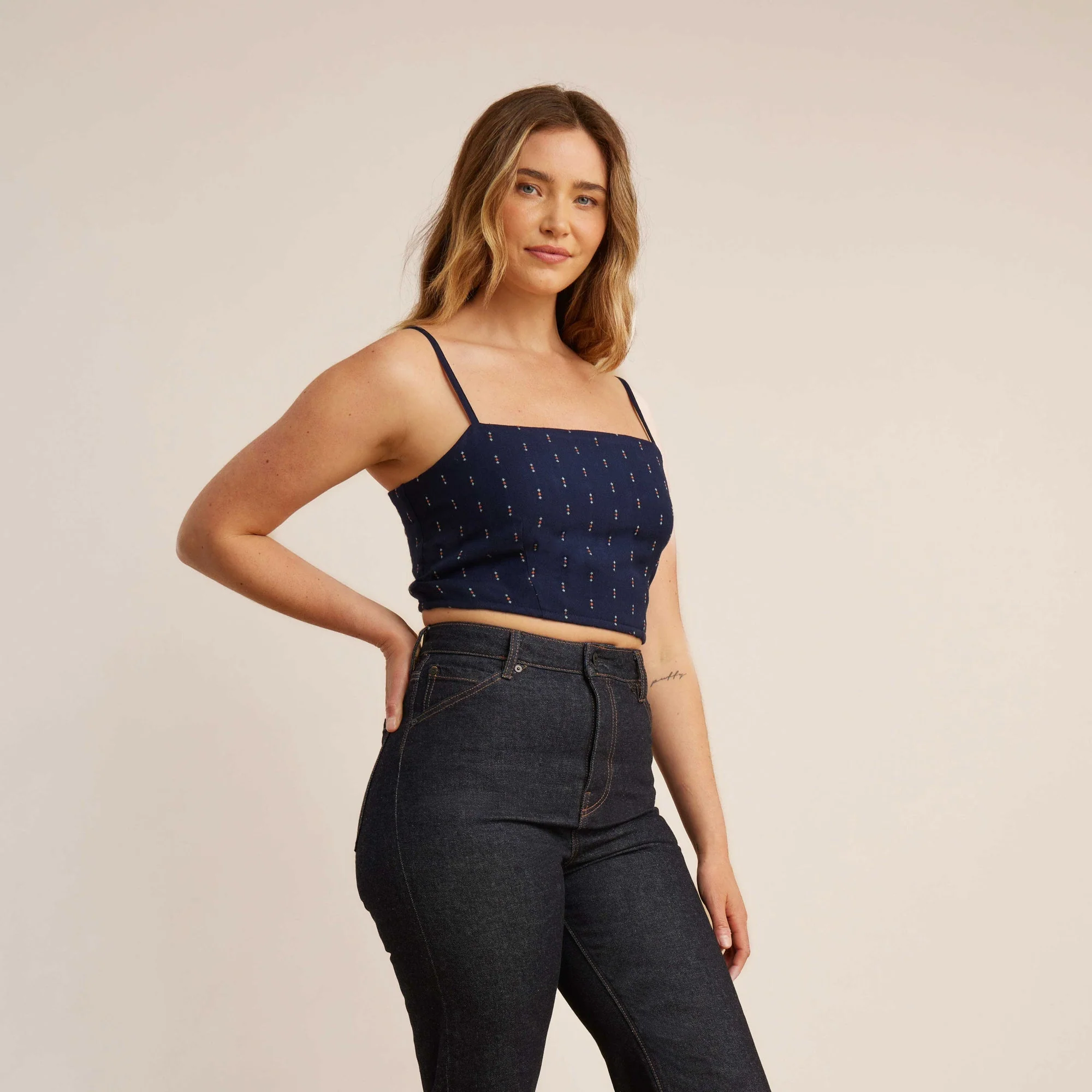 PIC Cami Tank Top - Dark Navy