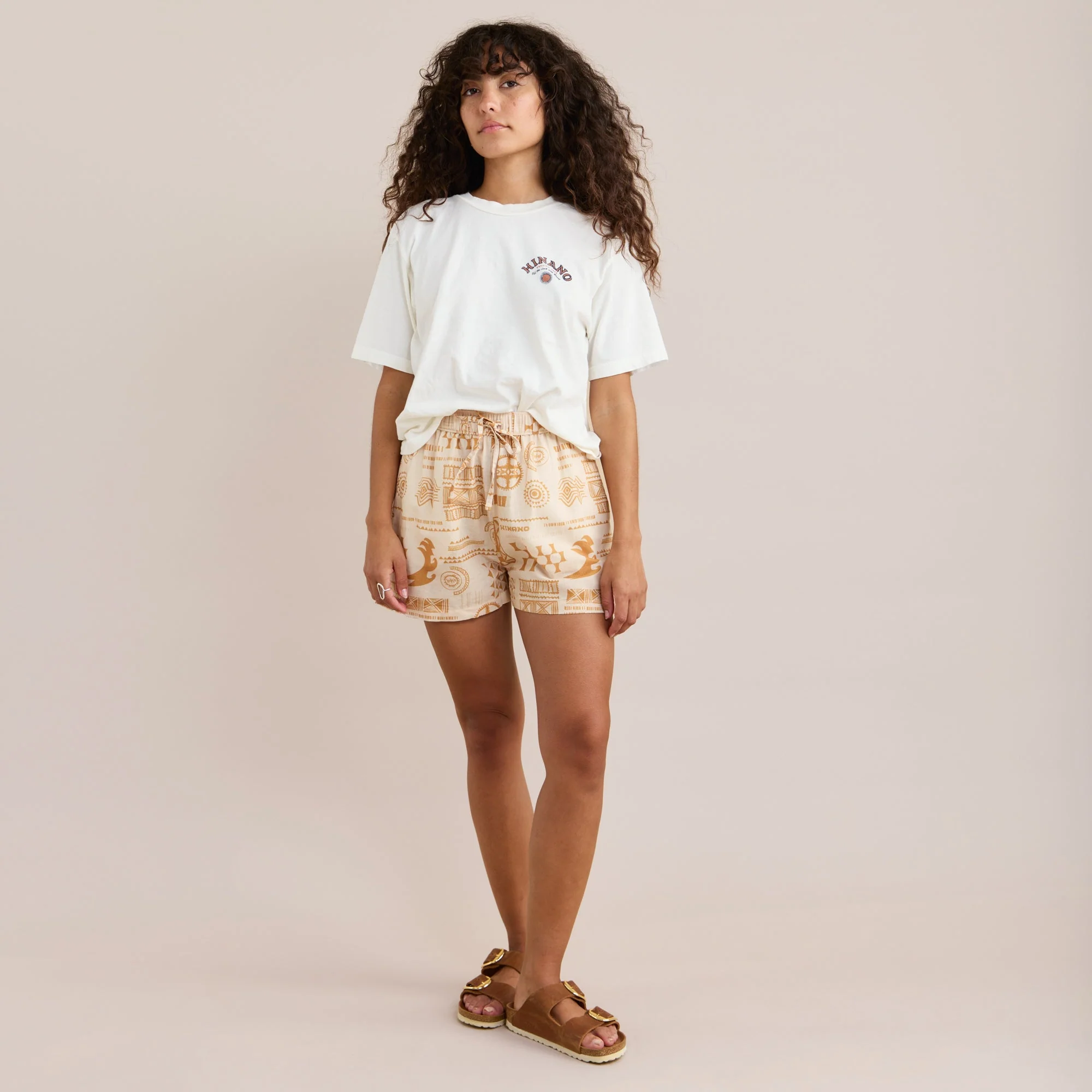 Hinano Idle Shorts - Golden