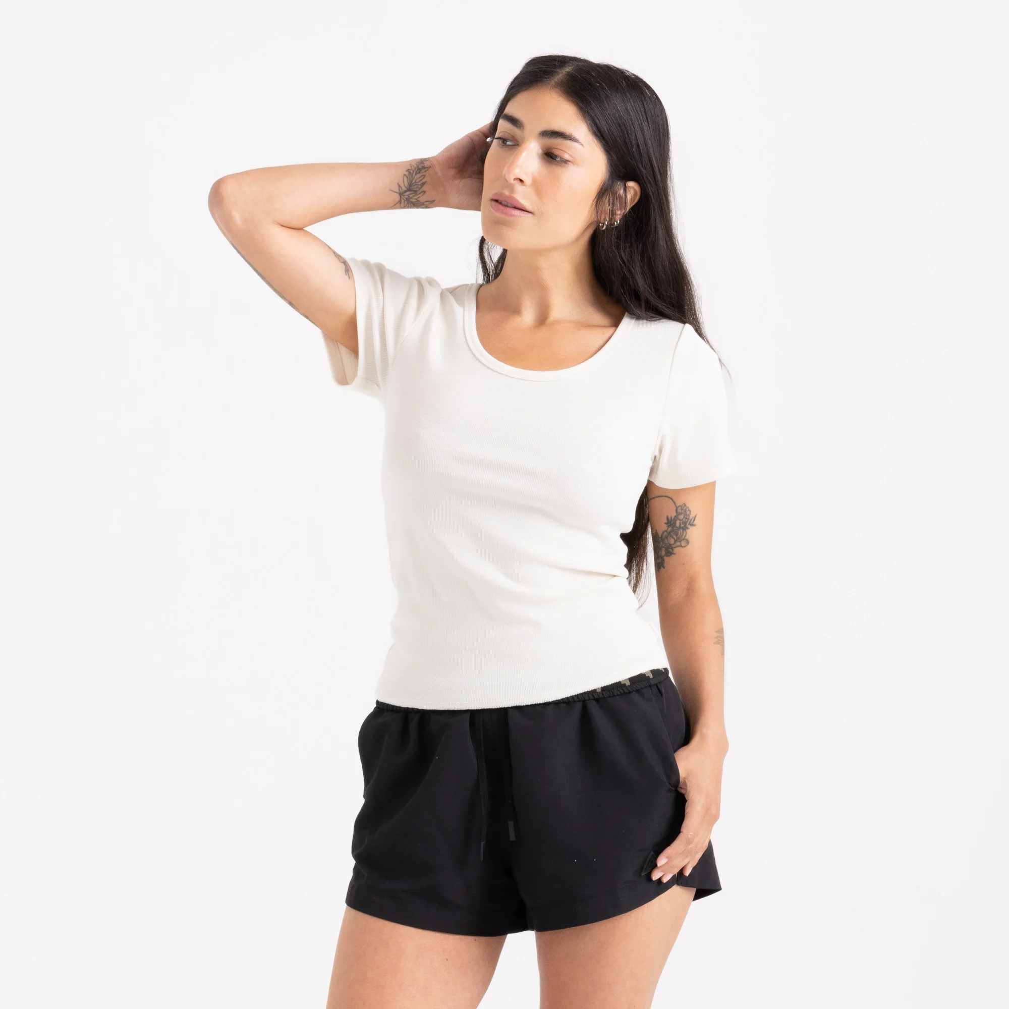 Wind Worn Short Sleeve Tee - Off White